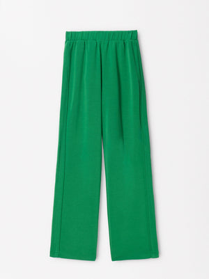 Trousers With Elastic Waistband