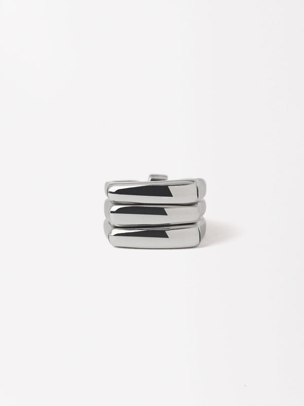 Set Of Silver Rings