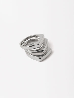 Set Of Silver Rings