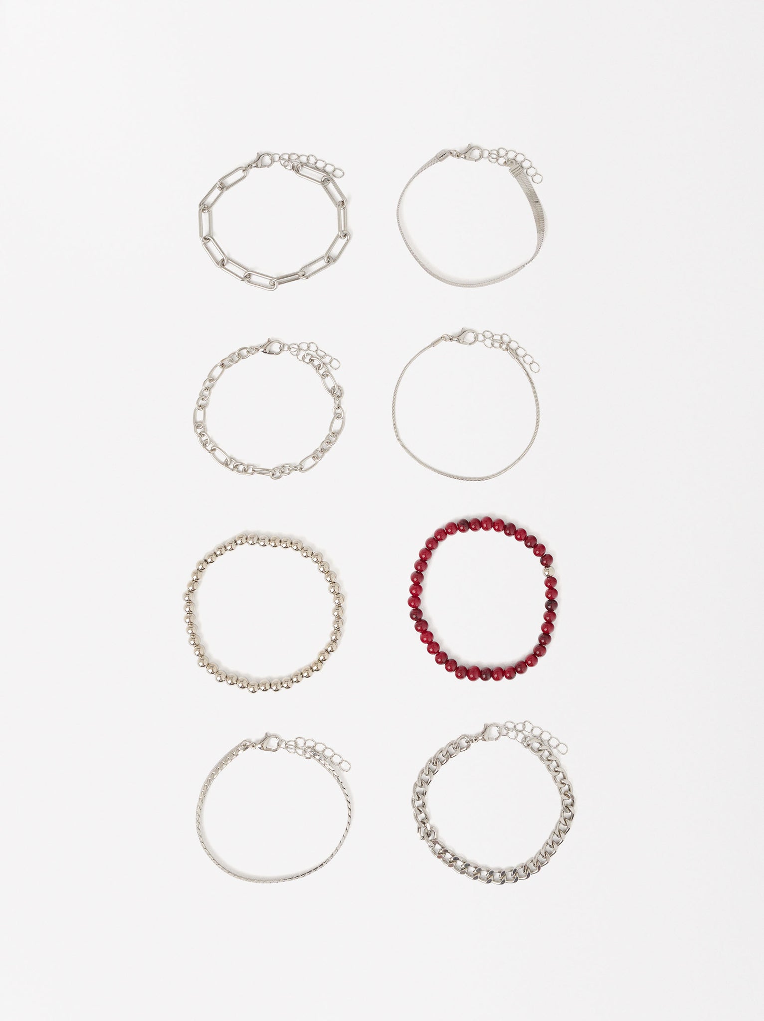 Set Of Multi-Shaped Bracelets