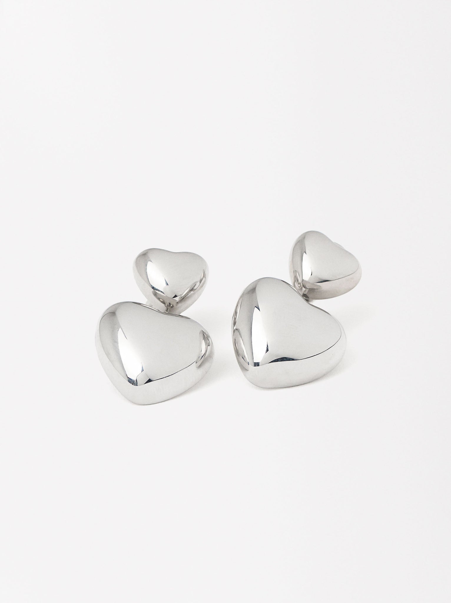 Ear Jacket Heart Earrings