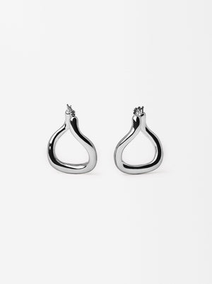 Wavy Hoop Earrings