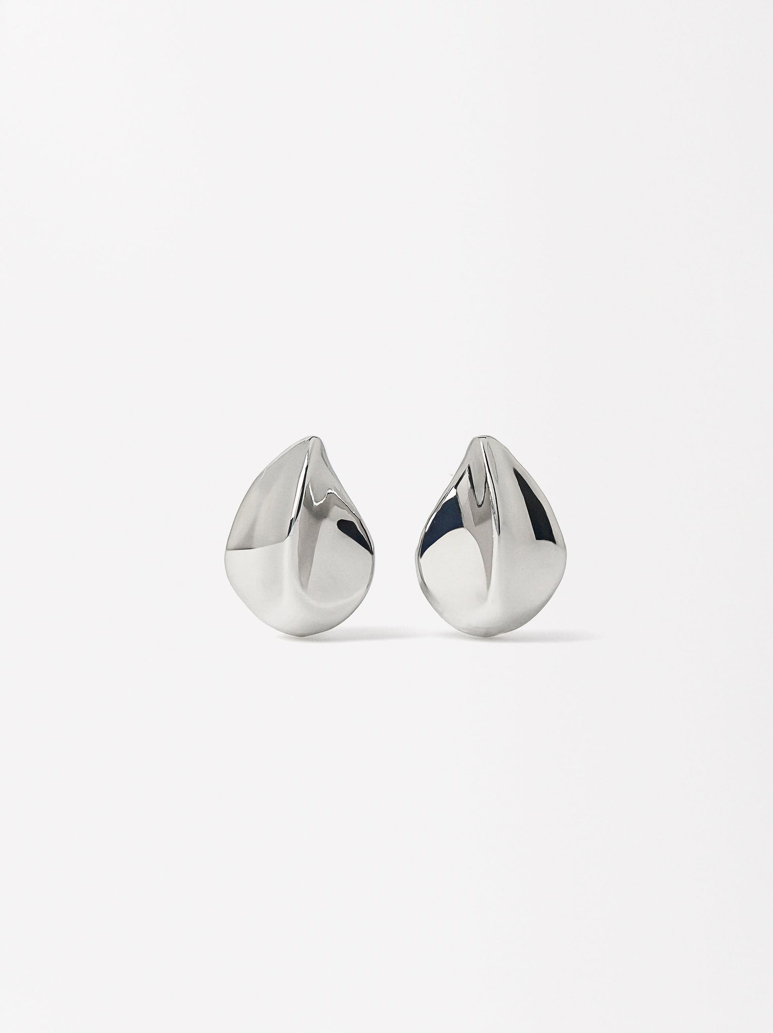 Irregular Silver Earrings