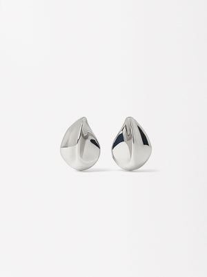 Irregular Silver Earrings