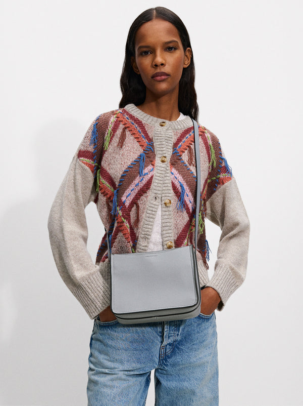 Crossbody Bag With Texture