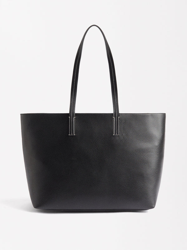 Shopper Bag With Zipper