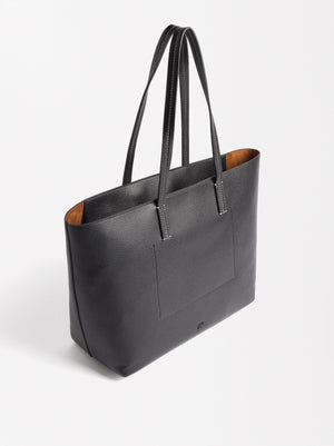 Shopper Bag With Zipper