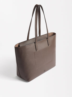 Shopper Bag With Zipper