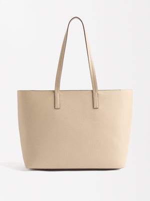 Shopper Bag With Zipper