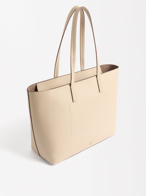 Shopper Bag With Zipper