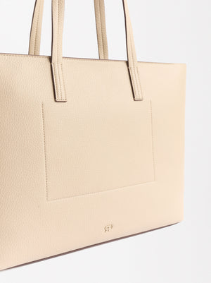 Shopper Bag With Zipper