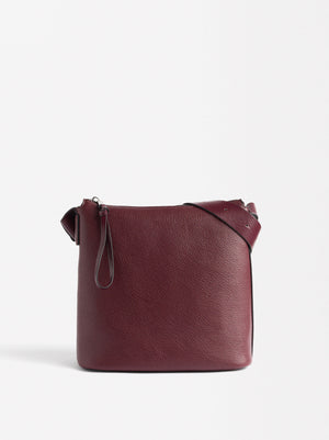 Shoulder Bag With Texture