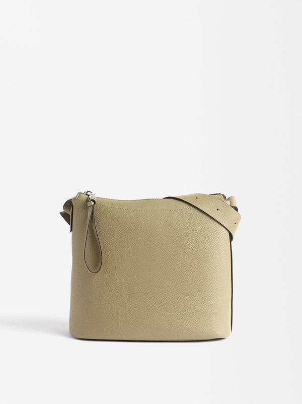 Shoulder Bag With Texture