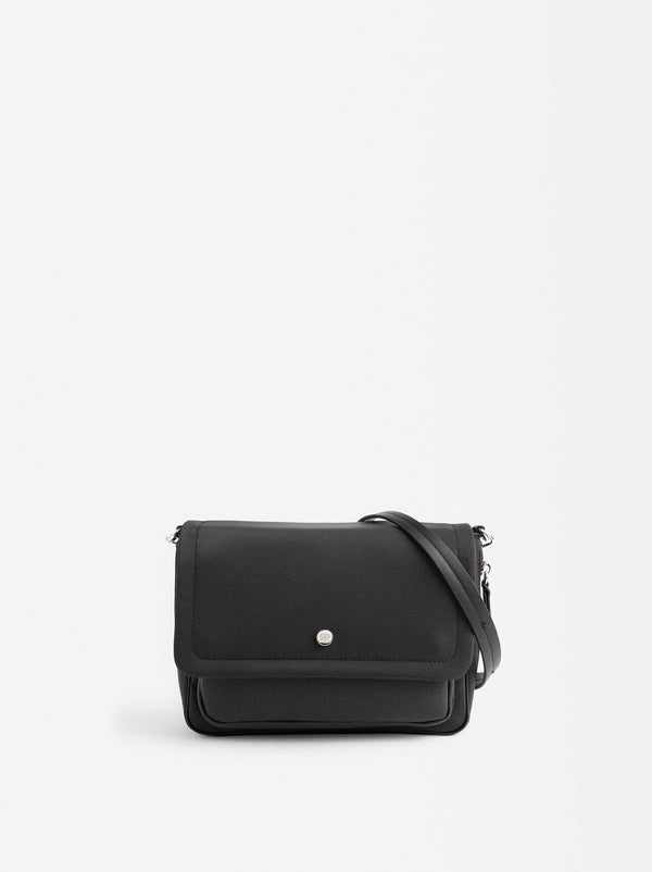 Crossbody Bag With Flap Closure