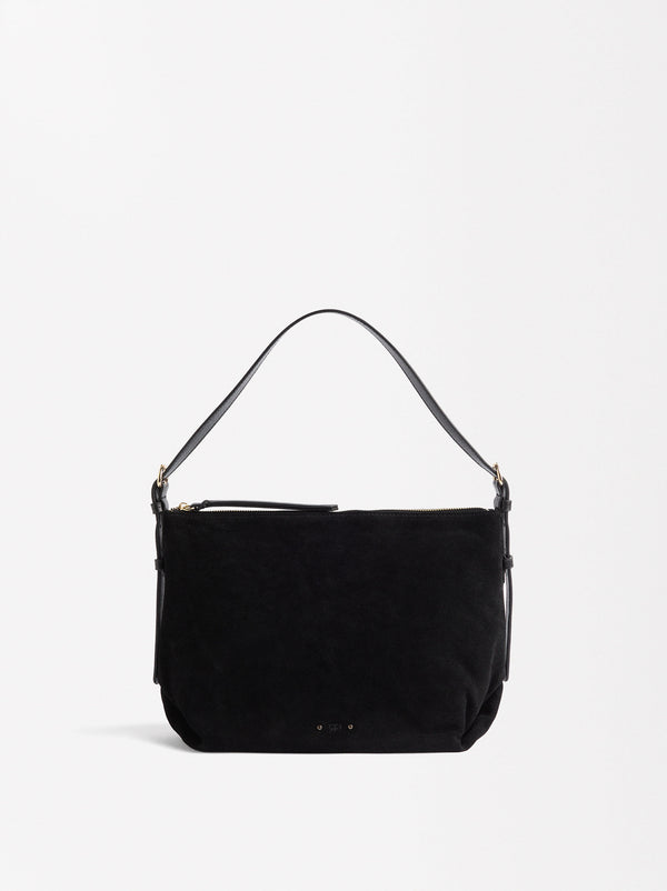 Shoulder Bag With Leather Adjustable Strap