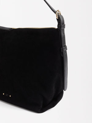 Shoulder Bag With Leather Adjustable Strap