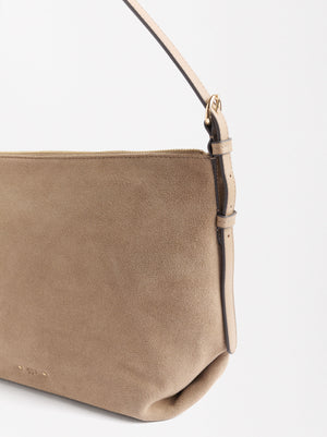 Shoulder Bag With Leather Adjustable Strap