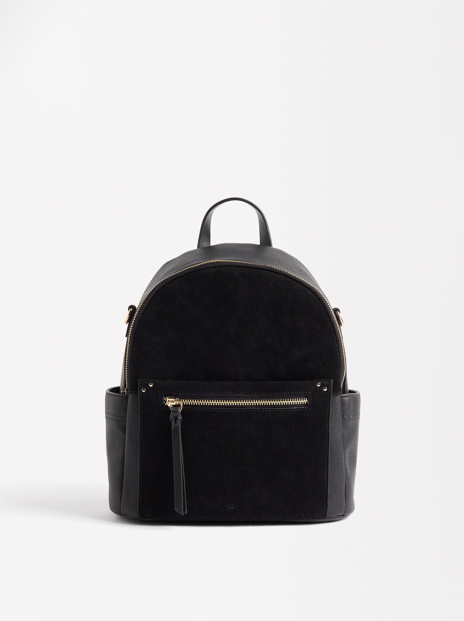 Backpack With Leather Endings Multifunction Straps