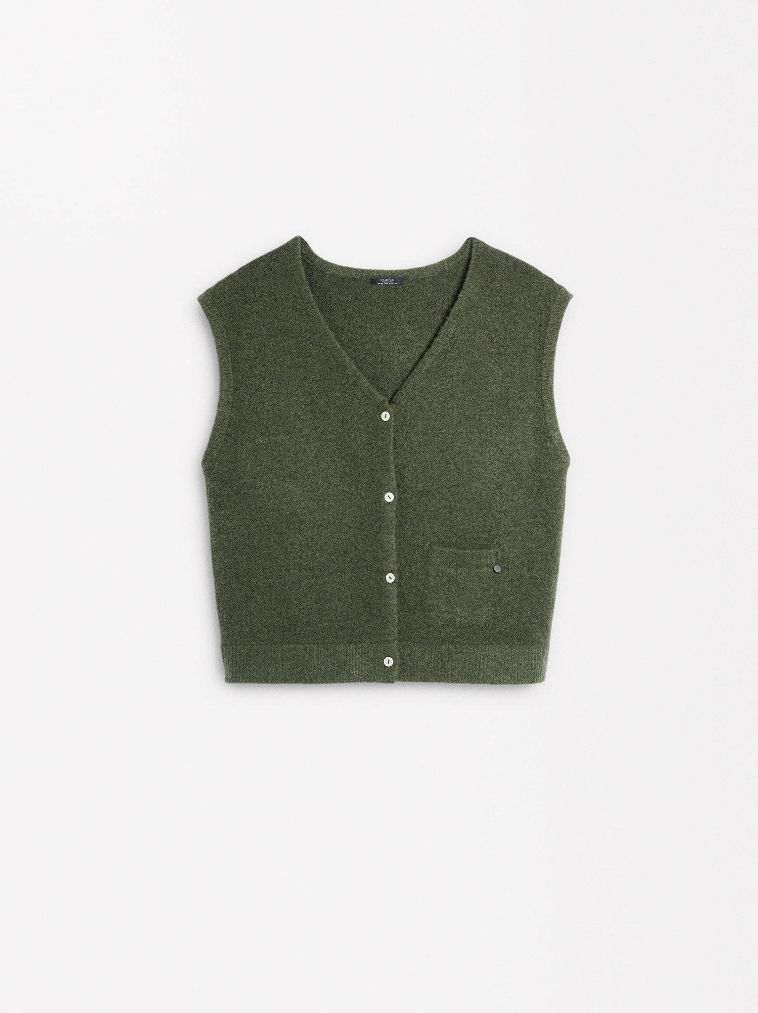 Knitted V-Neck Vest