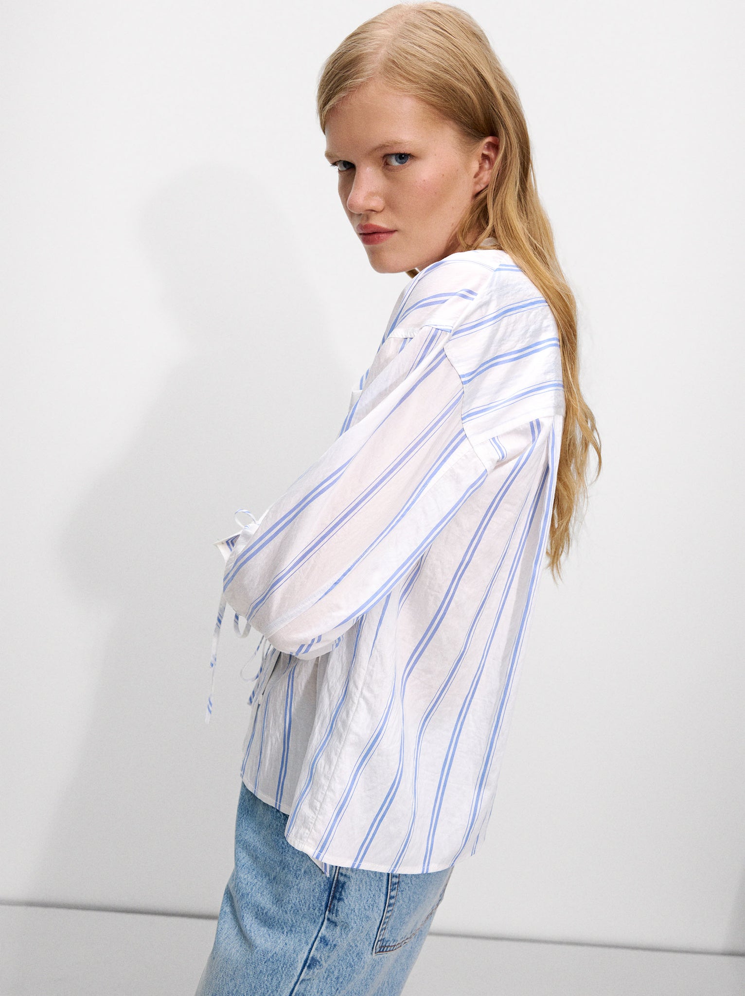 Long Sleeve Striped Shirt