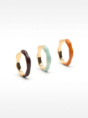Enamel Ring Set