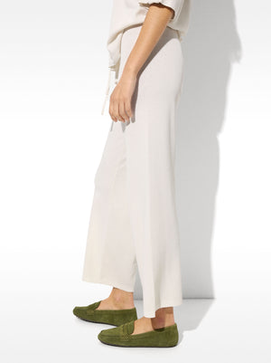 Adjustable Knit Trousers With Drawstring