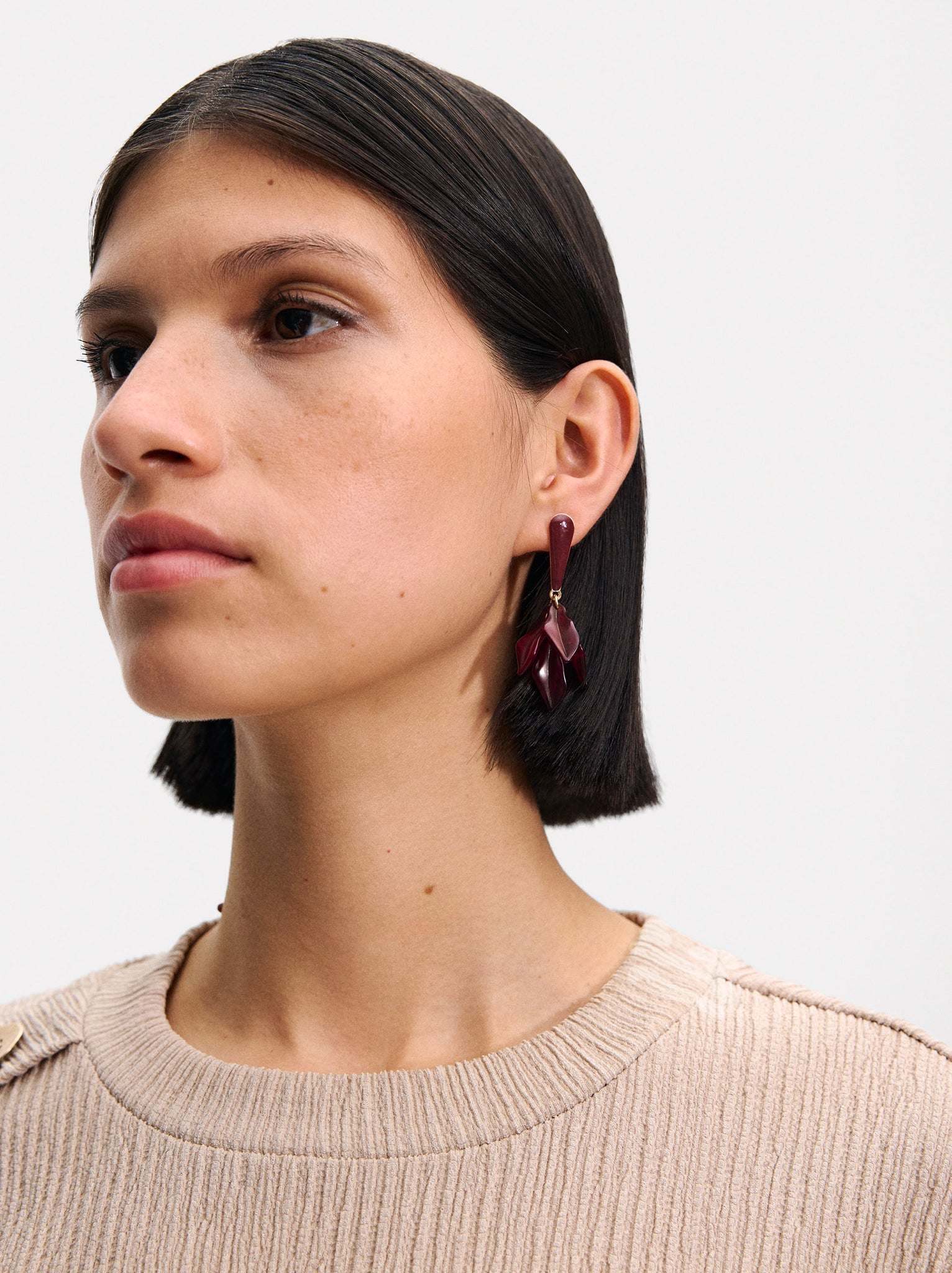 Long Leaf Earrings