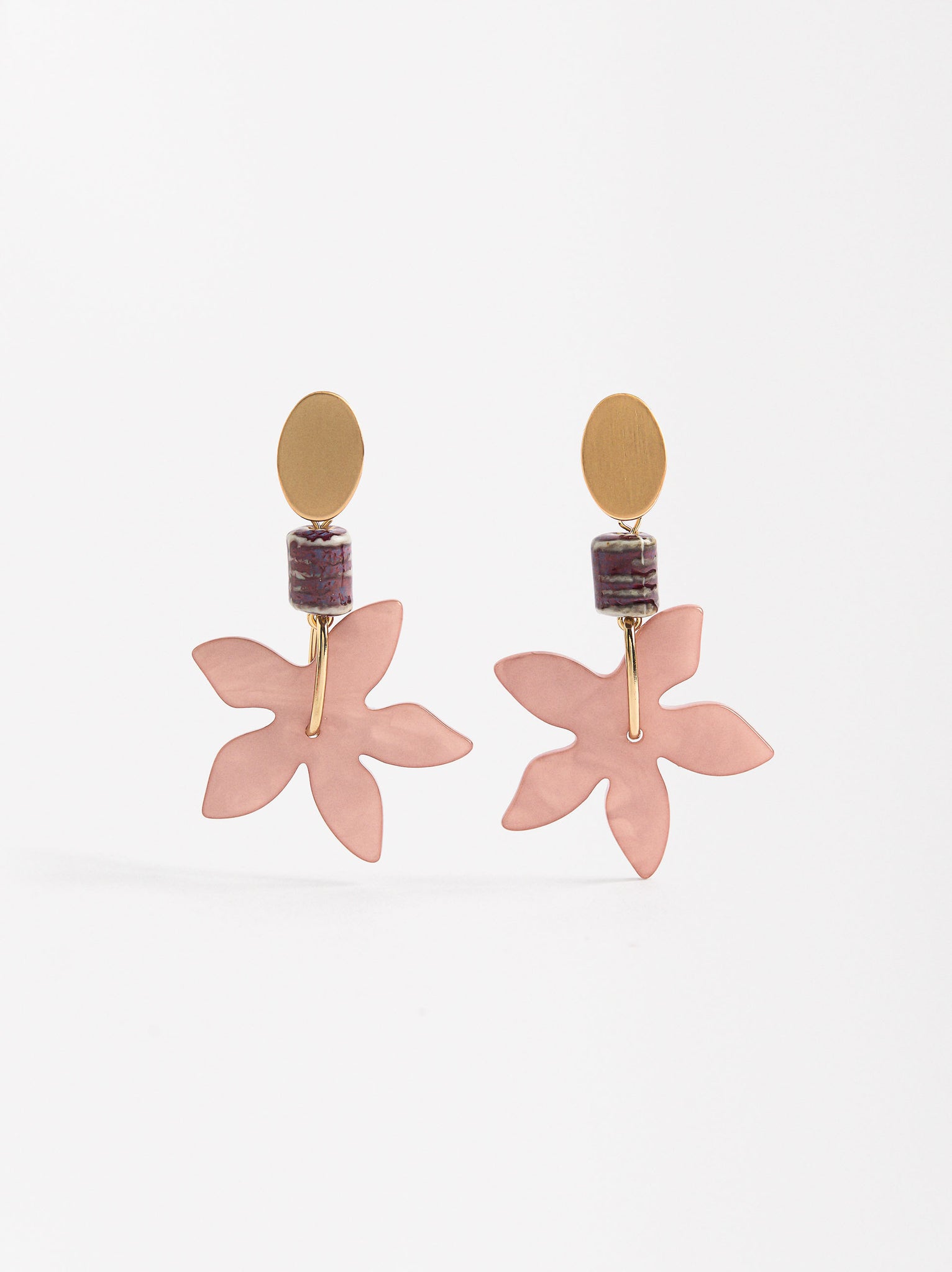 Long Flower Earrings