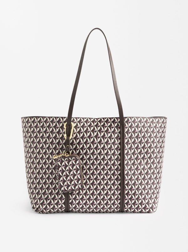 Reversible Printed Shopper Bag