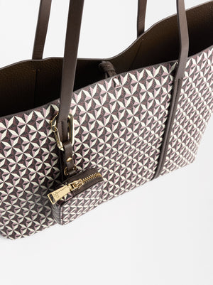 Reversible Printed Shopper Bag