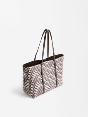 Reversible Printed Shopper Bag