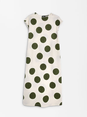 Polka Dot Midi Dress