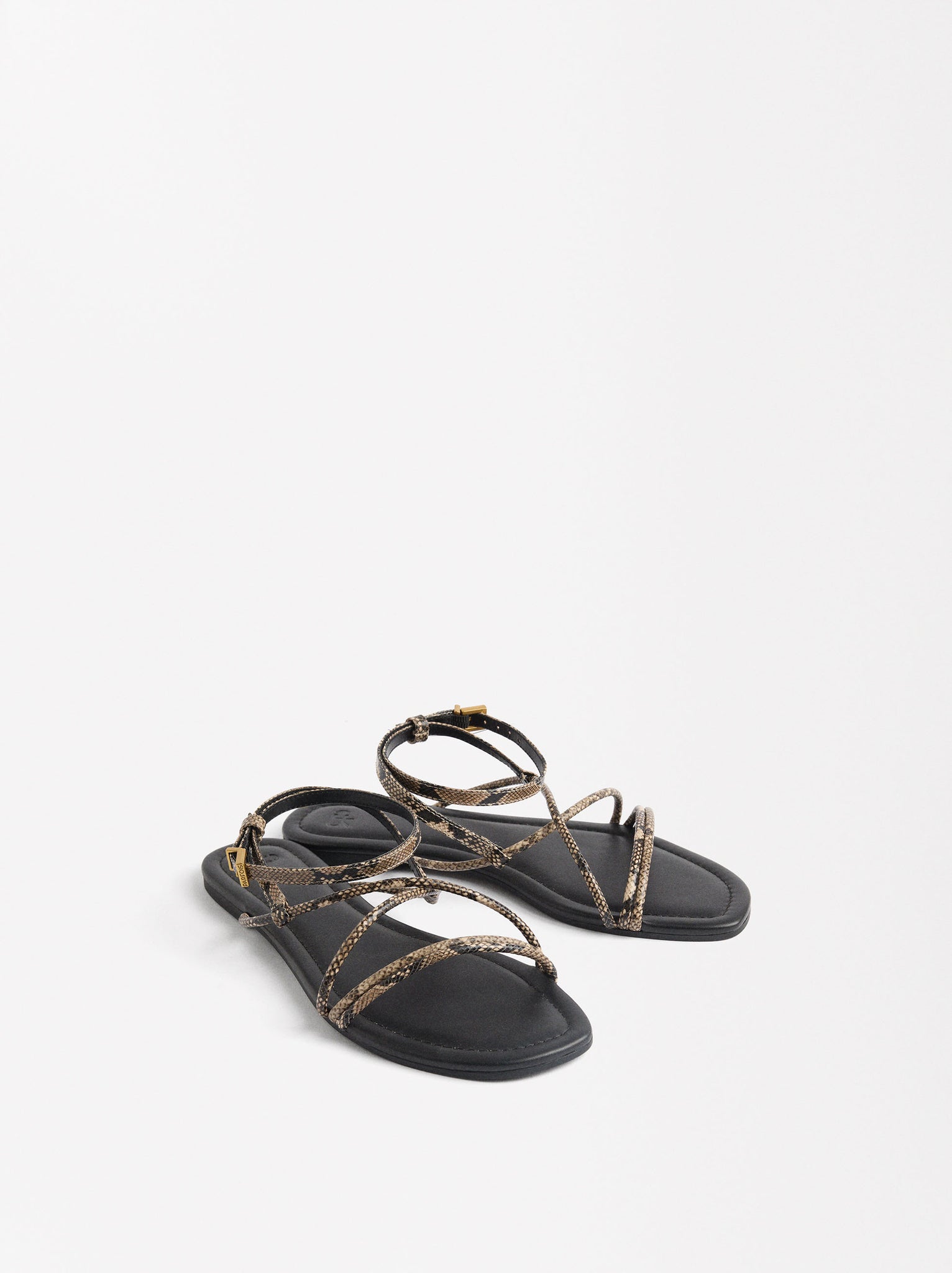 Flat Sandals Animal Print