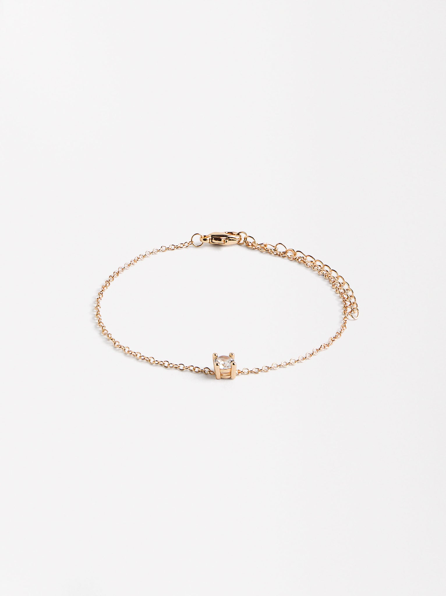 Short Bracelet With Zirconia