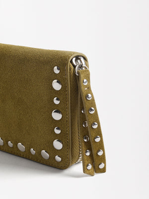 Leather Wallet With Studs