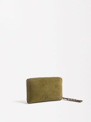 Leather Wallet With Studs