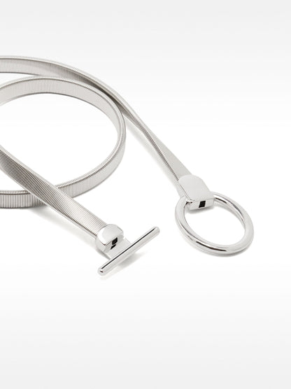 Silver Metal Belt