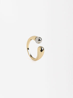 Rounded Ring With A Sphere