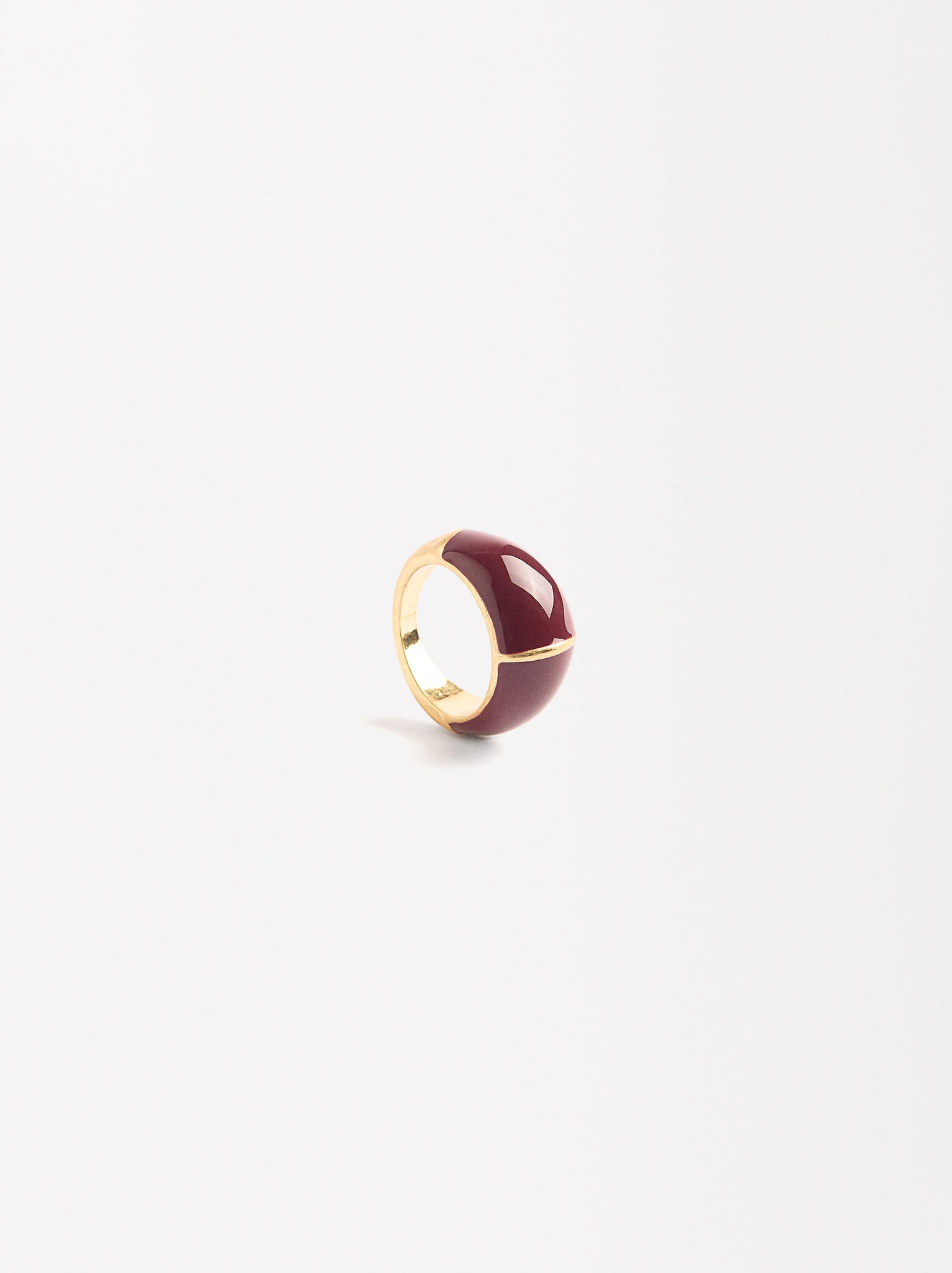 Rounded Enamel Ring