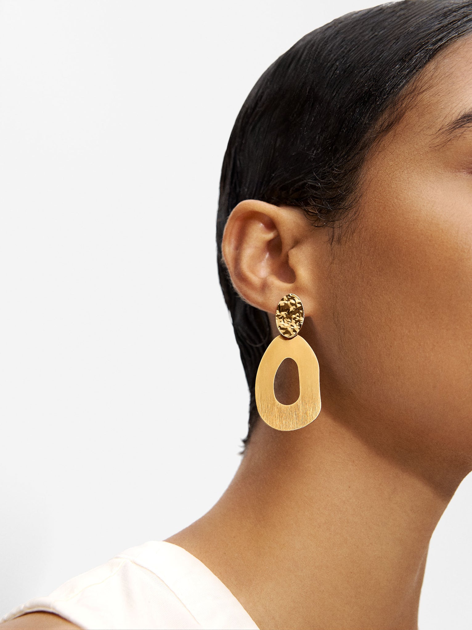 Long Golden Earrings