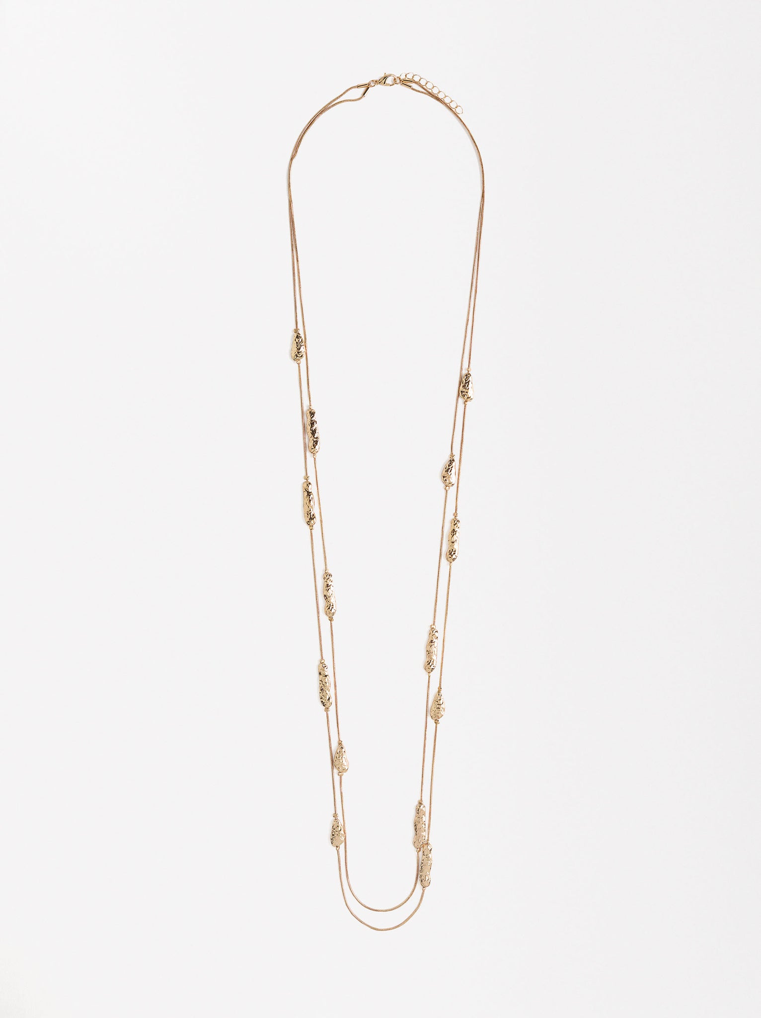 Long Double Segmented Necklace