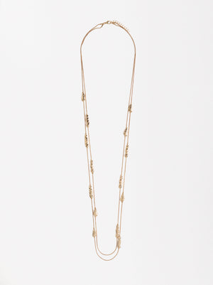 Long Double Segmented Necklace