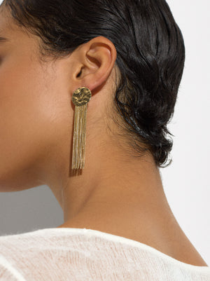 Long Cascade Earrings