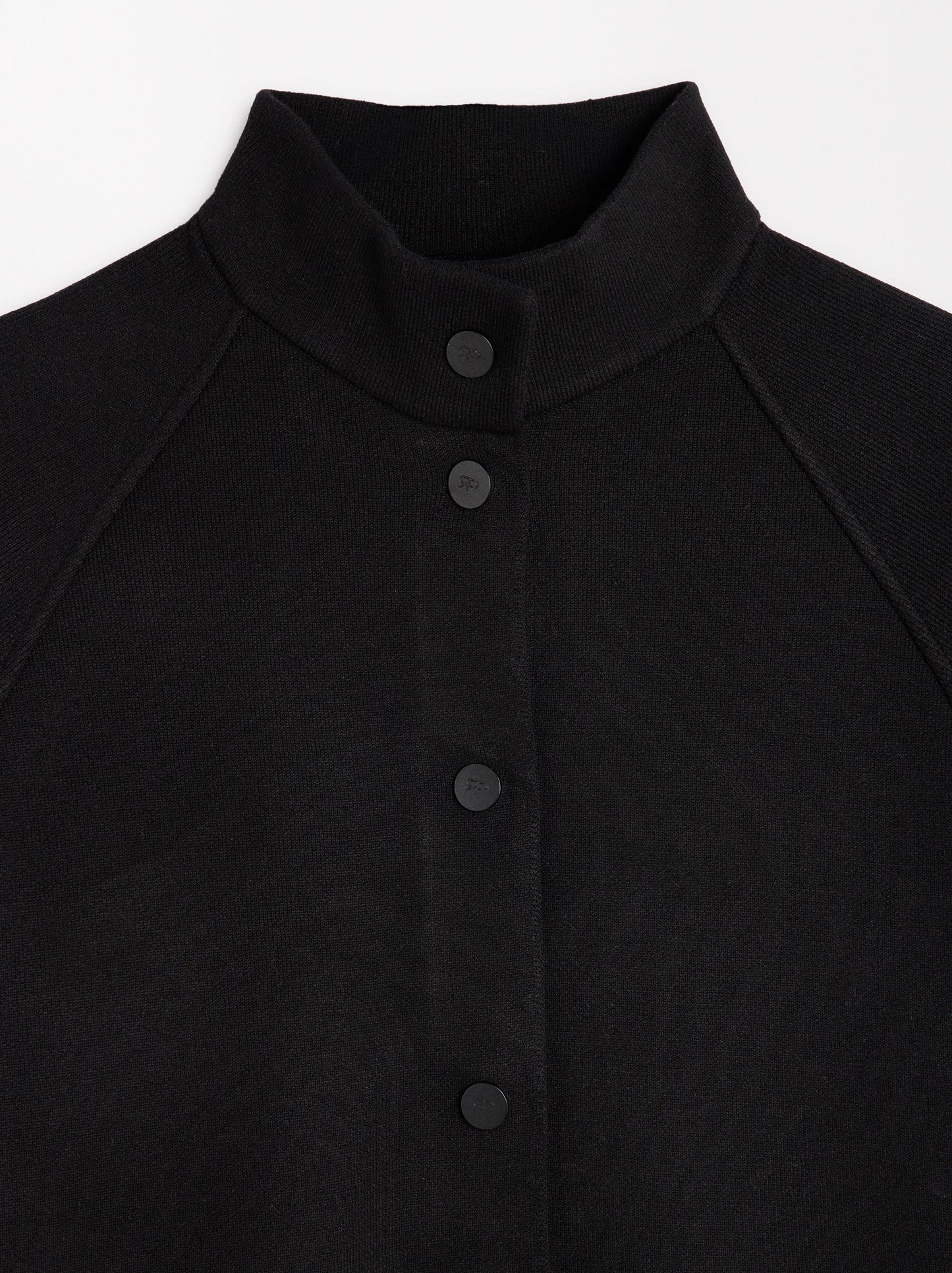 Knitted Poncho With Buttons