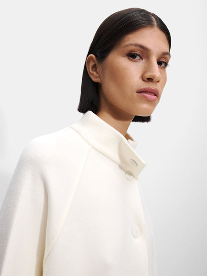 Knitted Poncho With Buttons