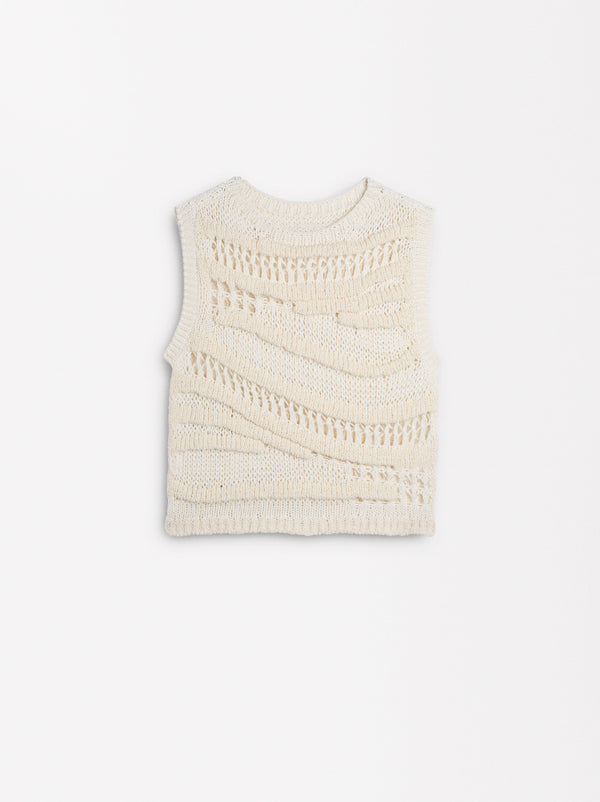 Open Knit Vest