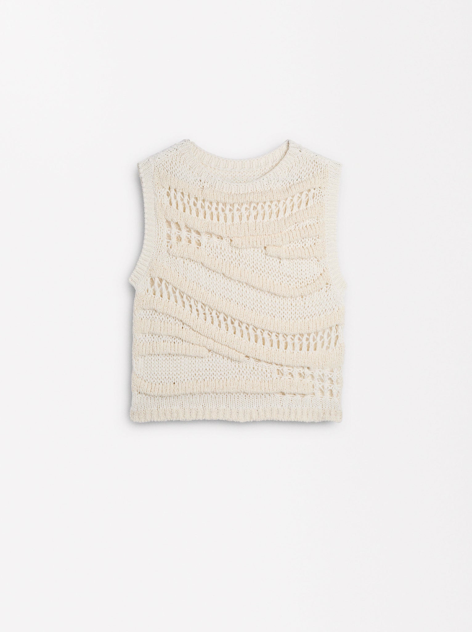 Open Knit Vest