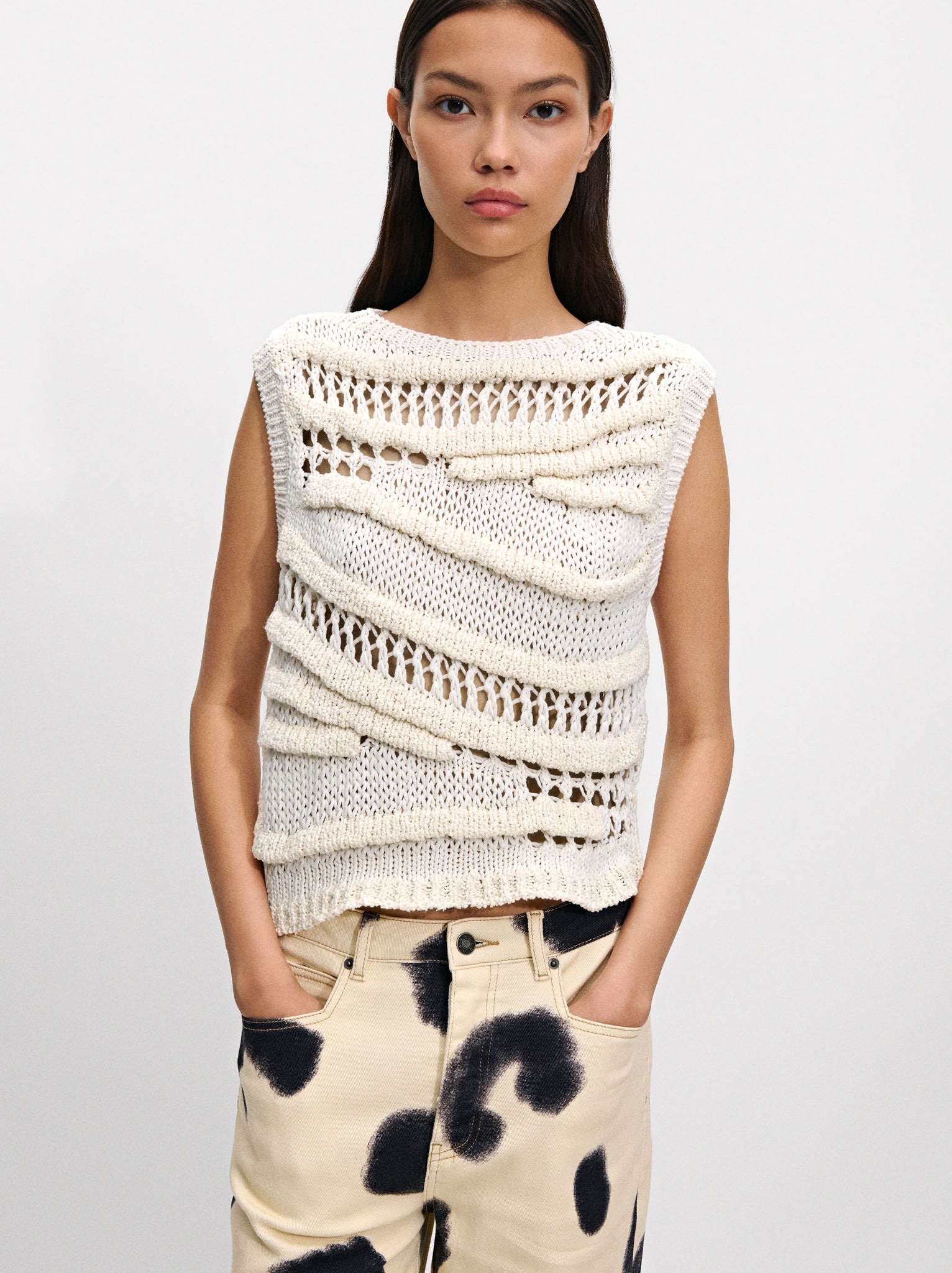 Open Knit Vest