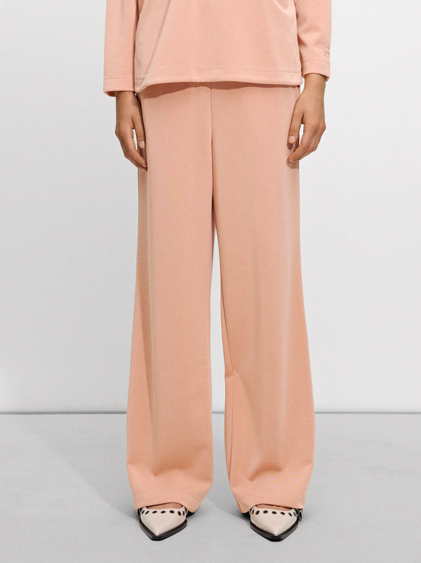 Loose-Fitting Trousers With Elastic Waistband