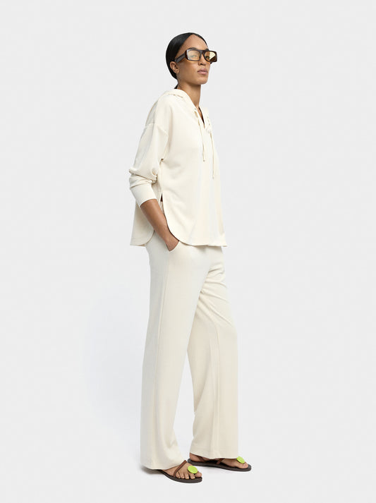 Loose-Fitting Trousers With Elastic Waistband